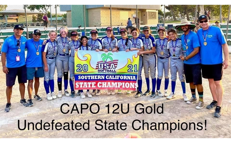 12U Gold are State Champions!!